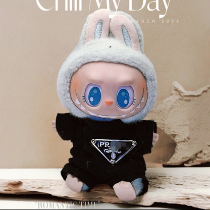Labubu Doll Outfit Set - T-Shirt, Hat & Skirt/Pants for 1st & 2nd Gen