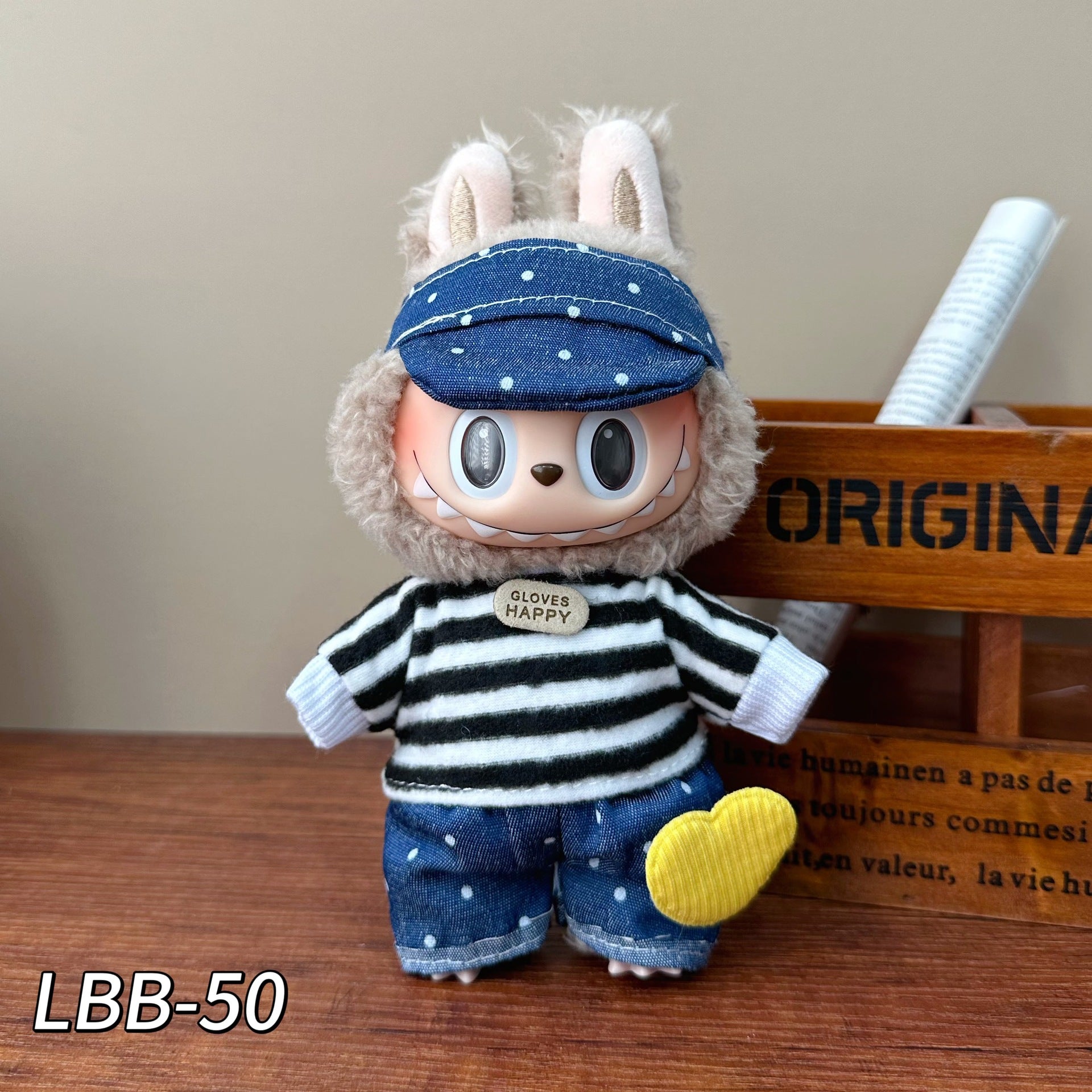 Wholesale Labubu Clothes Labubu Baby Clothes 17cm Doll Pendant First and Second Generation Doll Clothes Set Toys