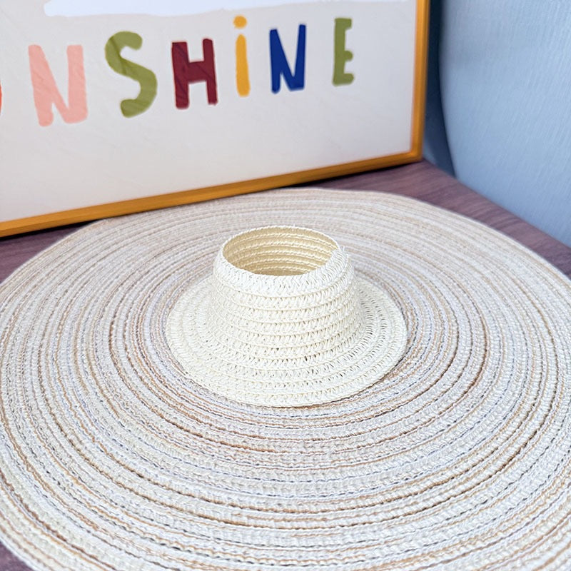 Only clothes] pendant pull cloth hat one, two and three generations of blind box LABUBU straw hat Zhilong hat star