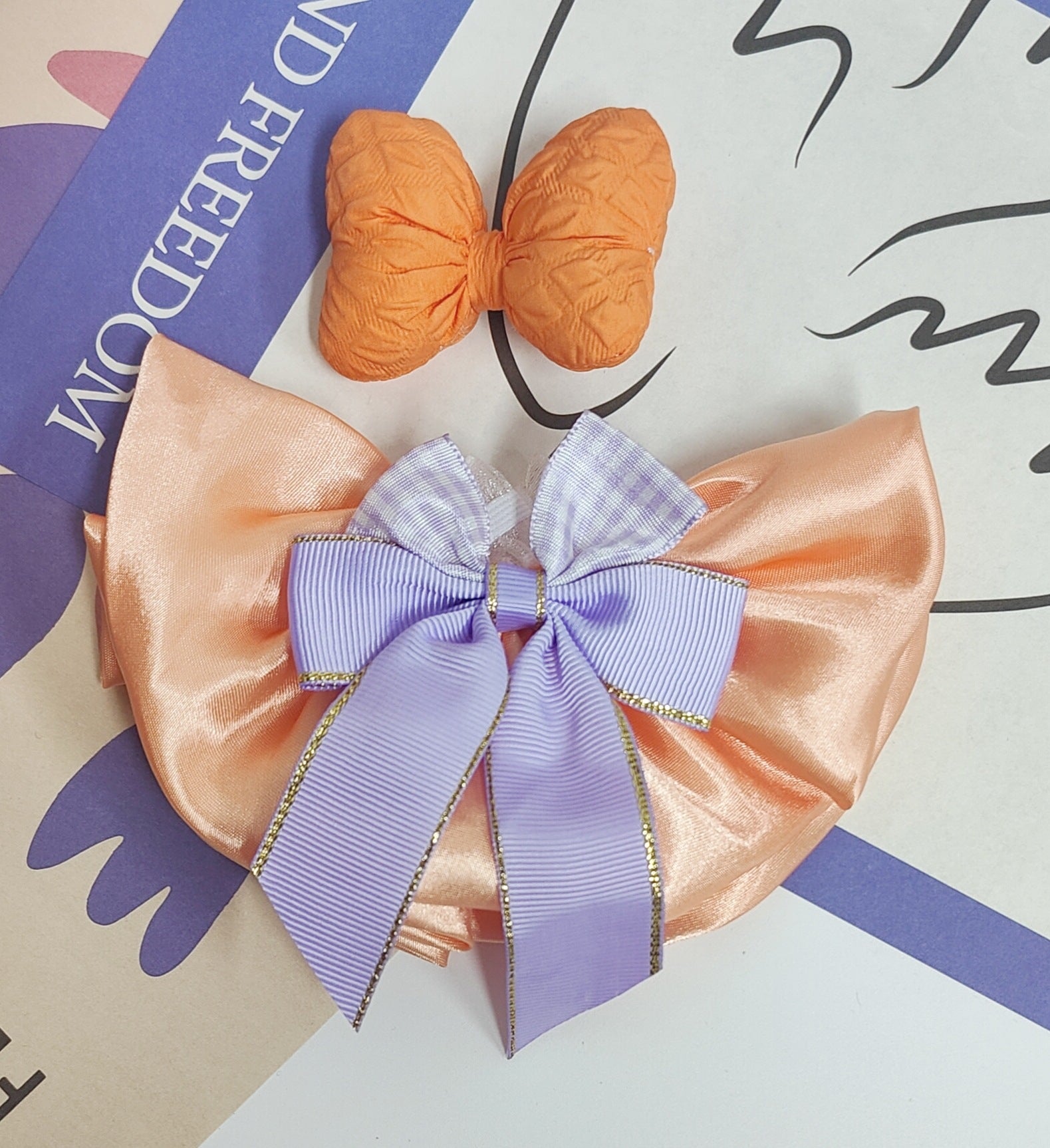 Labubu Doll Flower Dress with Bow - 15-20cm Outfit