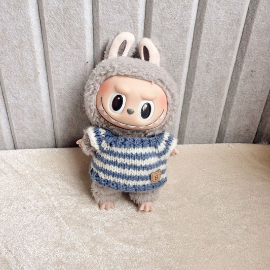 17cm pull cloth pendant clothes hand-woven sweater hat scarf suit labubu new replacement