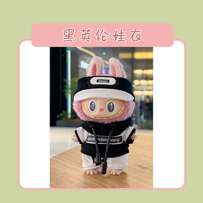 Labubu Doll Clothes for 17cm Vinyl Doll - Cute Outfits