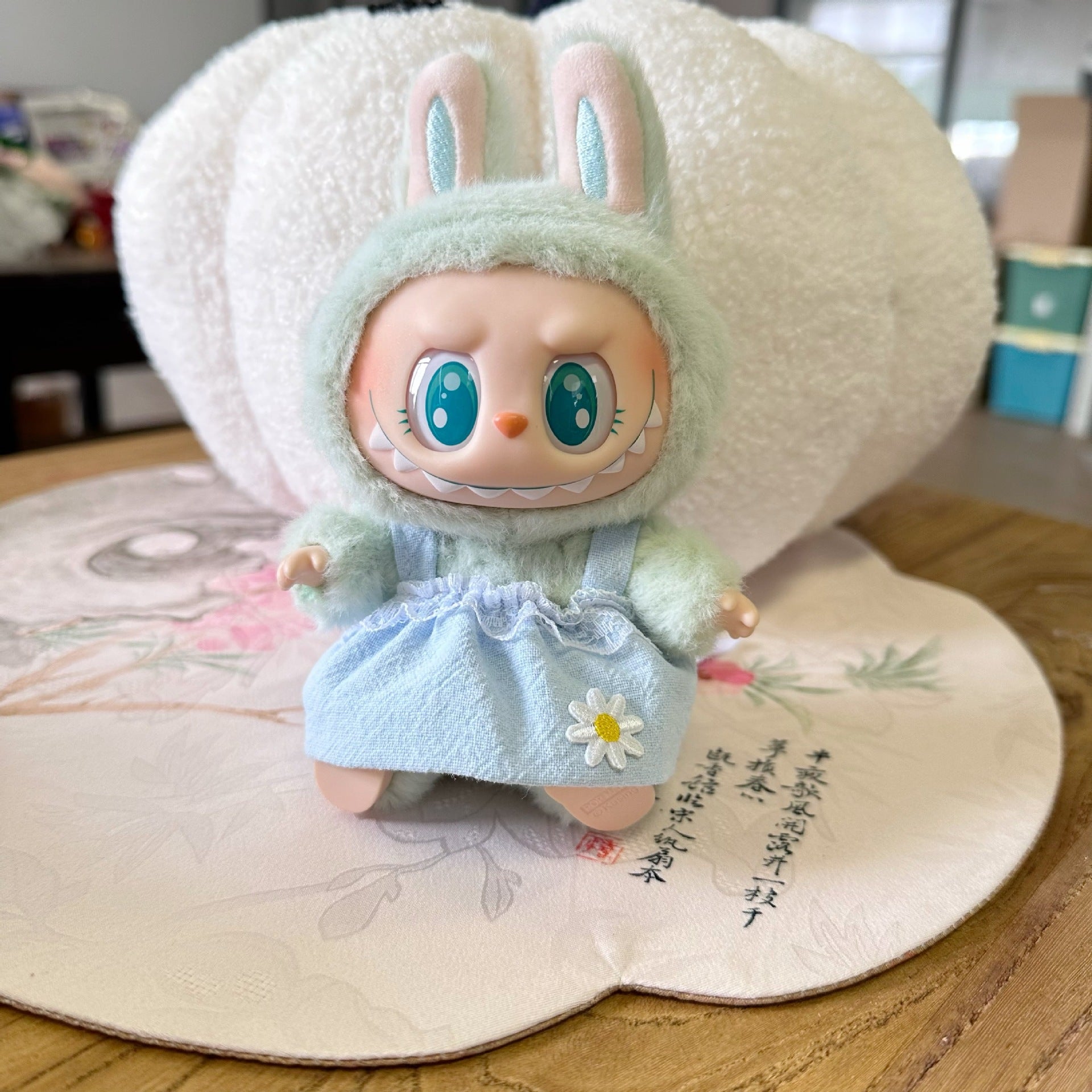 Only clothes] the first and second generation labubu doll clothes labubu sit party doll dress for sweet princess