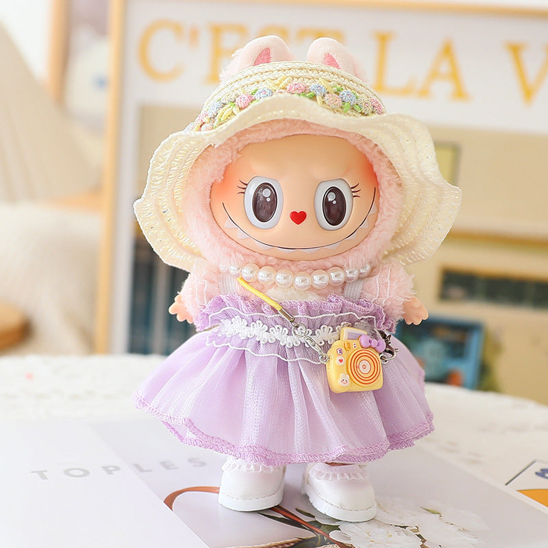 First and Second Generation Labubu Baby Clothes, Vinyl Blind Box Pendants, Replacement Clothes, Party Hats, Wedding Dresses, Replacement Shoes