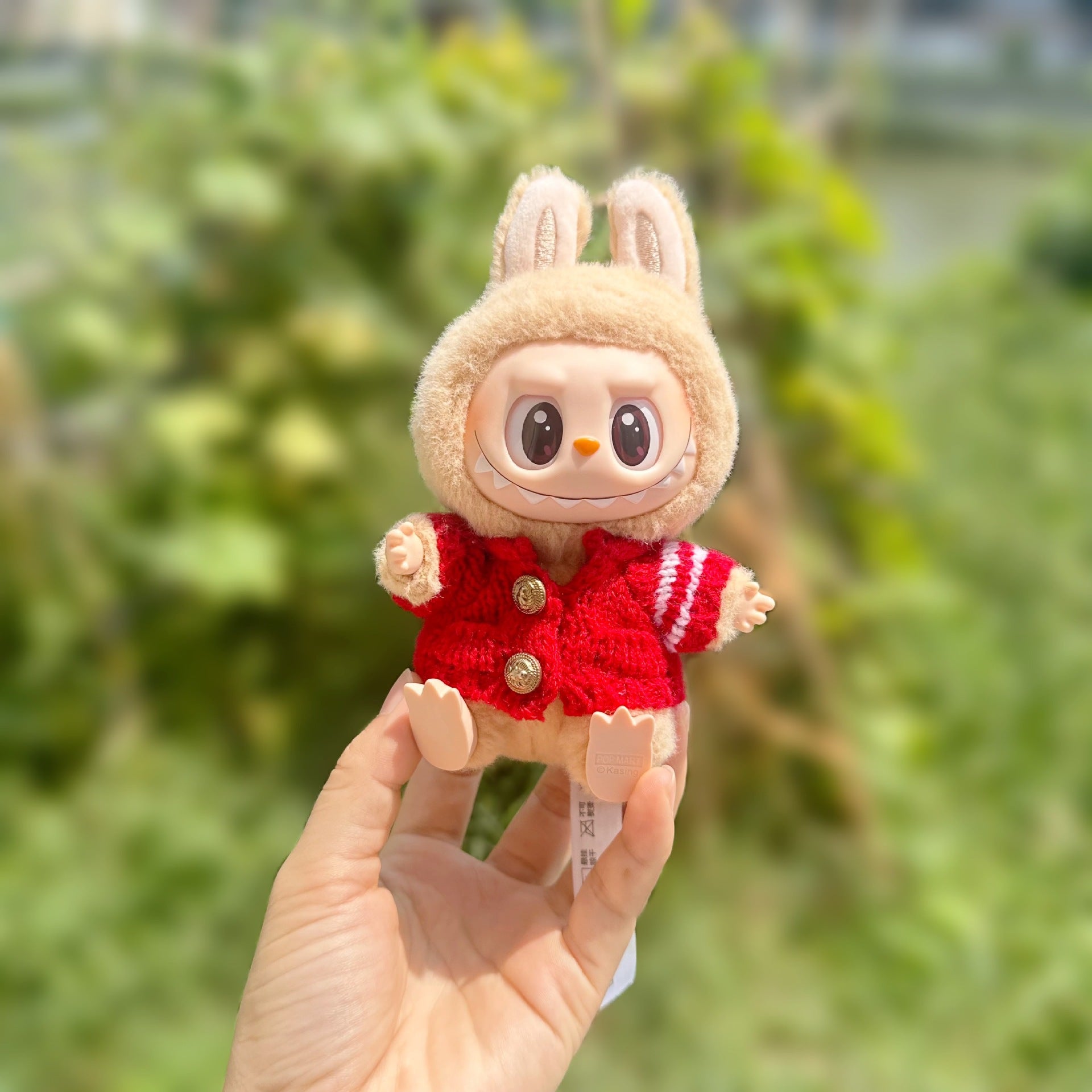 Only clothes] the first and second generation of labubu doll clothes LABUBU sitting party doll for autumn and winter sweater