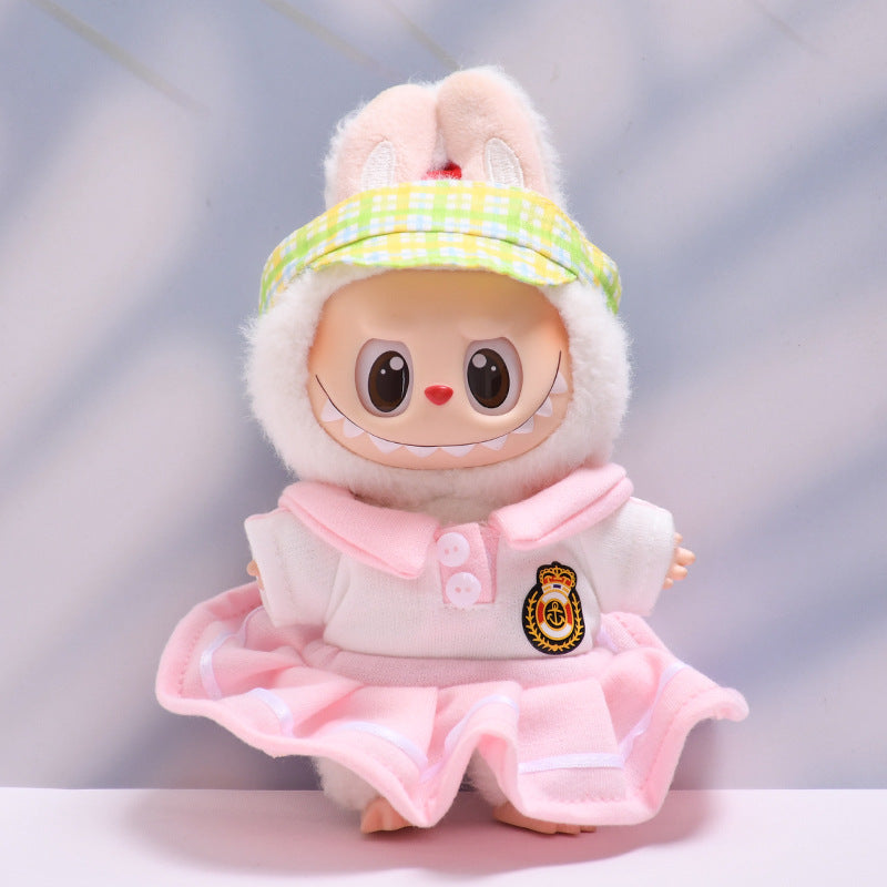 Only clothes] one, two and three generations of pendant cloth cloth clothes academic style skirt T-shirt pants suit labubu baby