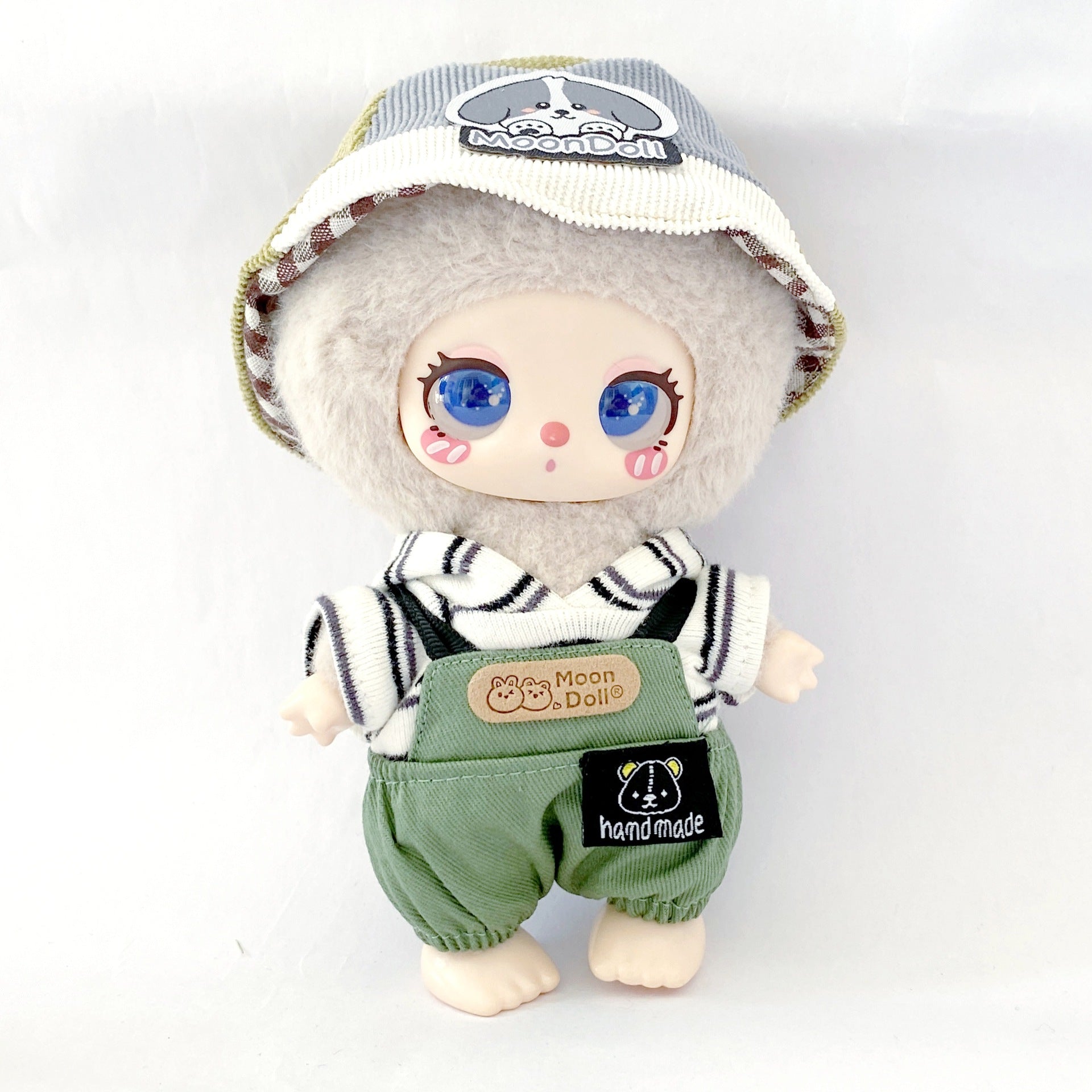 Labubu Doll Outfit - 17cm Panda & Puppy Baby Clothes Set