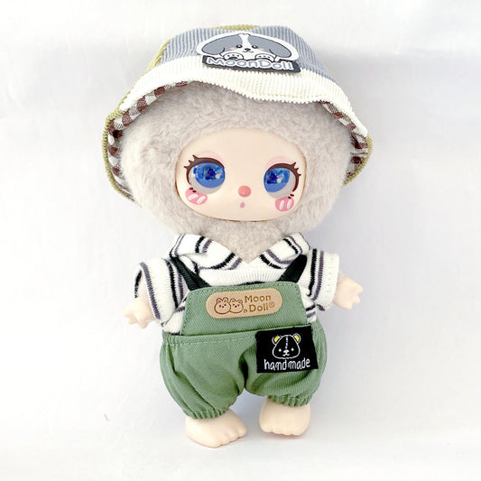 Labubu Doll Outfit - 17cm Panda & Puppy Baby Clothes Set