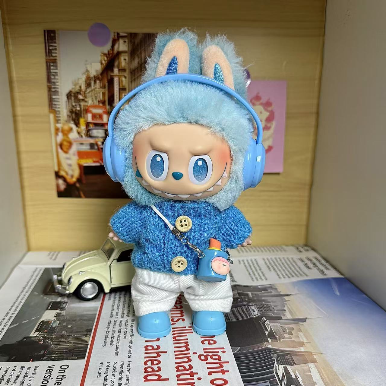 [Only for Baby Clothes] High-Energy 3Rd Generation Labubu Vinyl Baby Clothes Lucky Labubu 3.0 Clothes Are Trendy and Cool