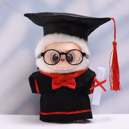 Only baby clothes] one, two and three generations of pendants labubu clothes graduation bachelor clothes suit labubu baby clothes