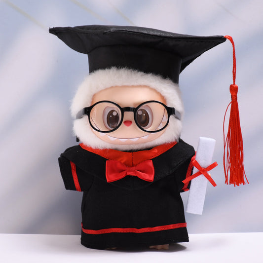 Only baby clothes] one, two and three generations of pendants labubu clothes graduation bachelor clothes suit labubu baby clothes