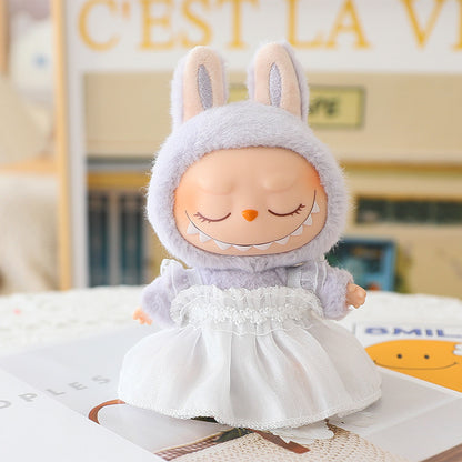 First and Second Generation Labubu Baby Clothes, Vinyl Blind Box Pendants, Replacement Clothes, Party Hats, Wedding Dresses, Replacement Shoes