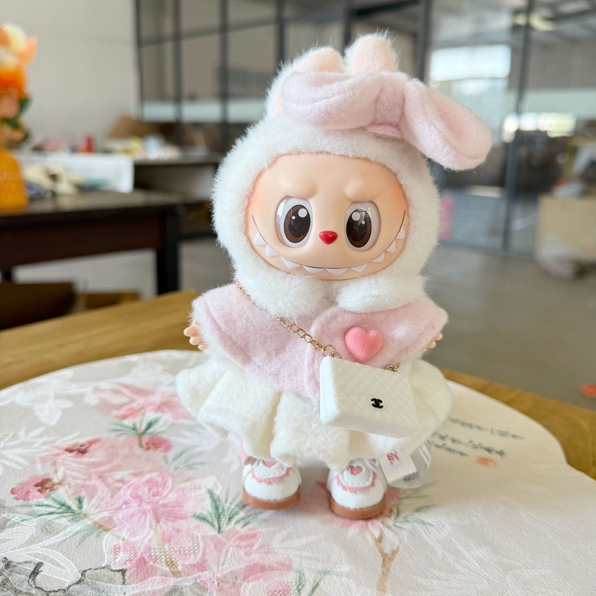 Only clothes] 17CM cloth cloth clothes cute princess cape shawl bag pendant LABUBU for 15cm