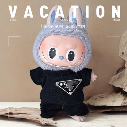 Labubu Doll Outfit Set - 17cm Cute Clothes with Hat & Accessories