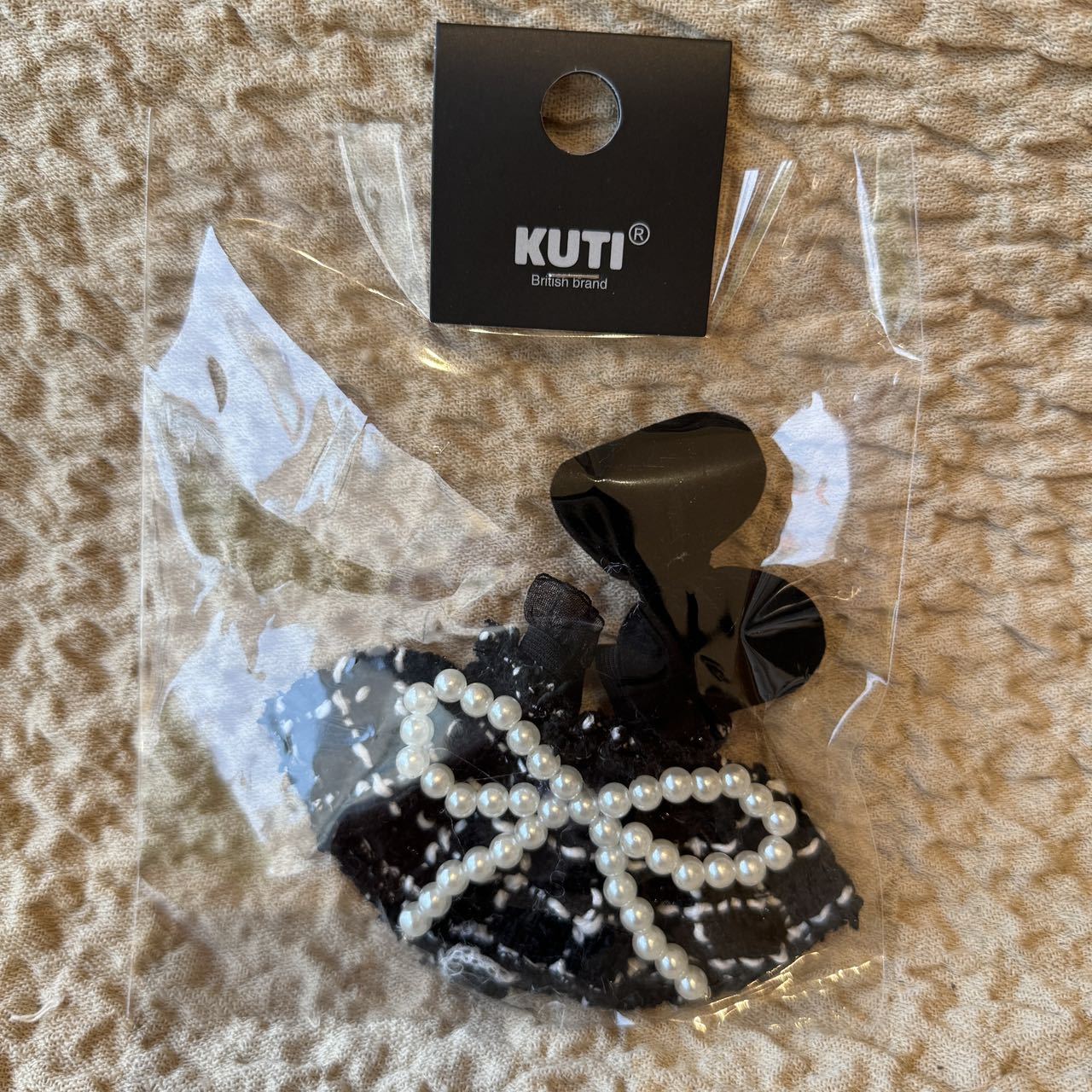 Labubu Doll Skirt Outfit with Bow & Pearl Chain - Multiple Colors