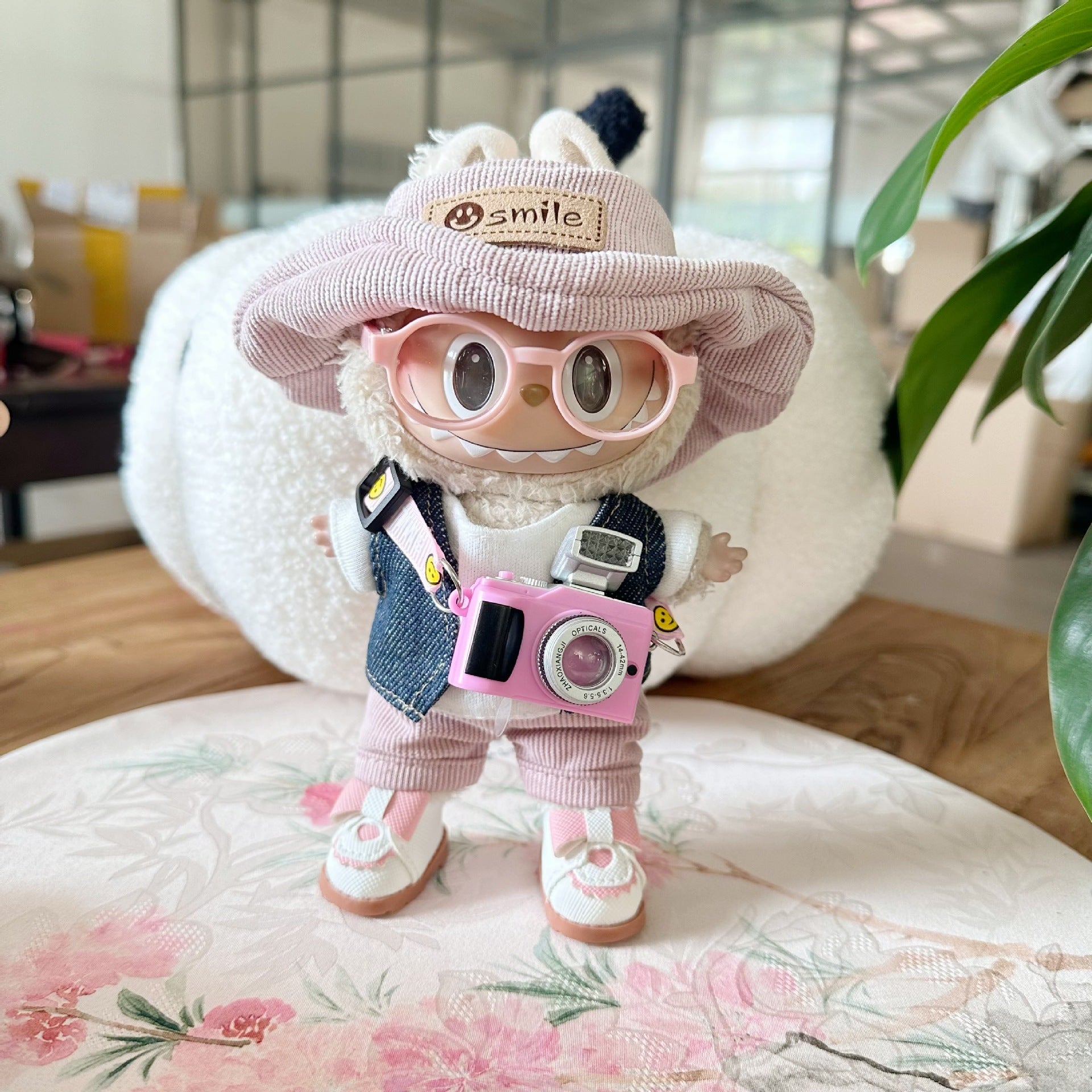 Clothes Only] 17CM Blind Box Labubu Doll Clothes Pendant LABUBU suit for New Photographers