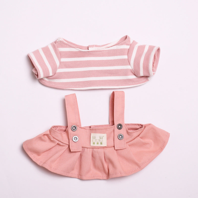 Only clothes] 38cm cloth doll clothes lovers small fresh casual baby clothes labubu replacement clothes