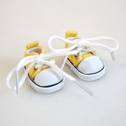 Labubu Doll Summer Outfit Set with Straw Hat & Canvas Shoes