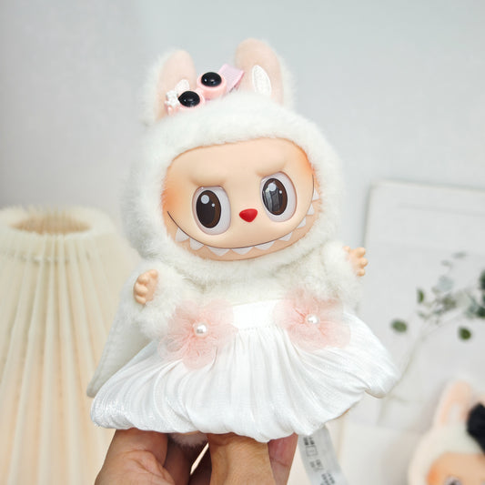 Labubu Doll Clothes - Angel & Devil Skirts with Wings for Pendant Labubu