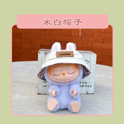 Labubu 15cm Sitting Doll Clothes - Macaron 2nd Gen Outfits