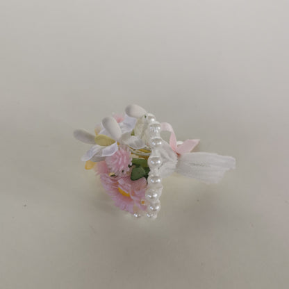 Labubu Doll Flower Fairy Skirt & Hairpin Outfit for 17cm Doll