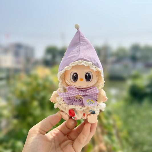 Only clothes] second generation LABUBU doll clothes blind box pull cloth sit party doll clothes elf suit new