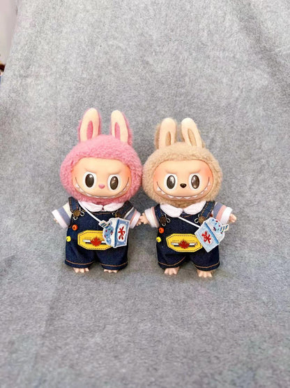 Labubu Doll Clothes for 17cm Vinyl Doll - Cute Outfits