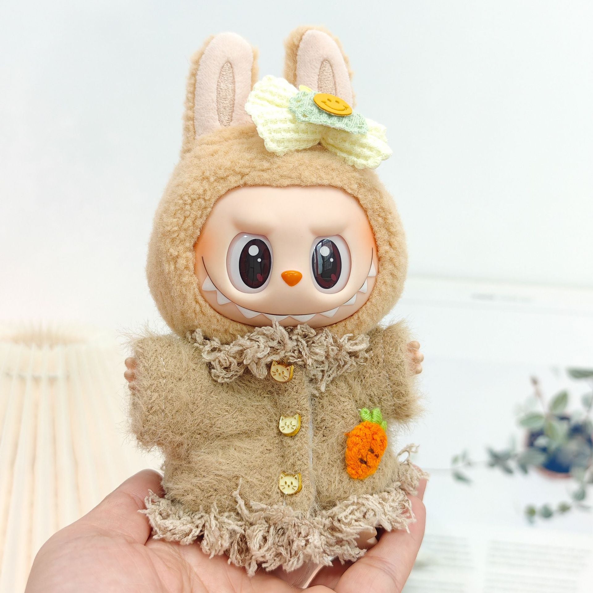 Labubu Doll Outfit Set - Velvet Skirts, Suits & Accessories for 2nd & 3rd Gen Pendant Dolls