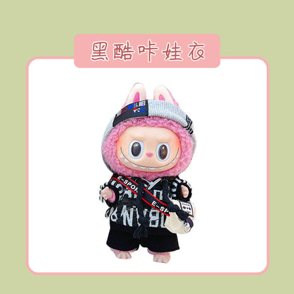 Labubu Doll Clothes for 17cm Vinyl Doll - Cute Outfits