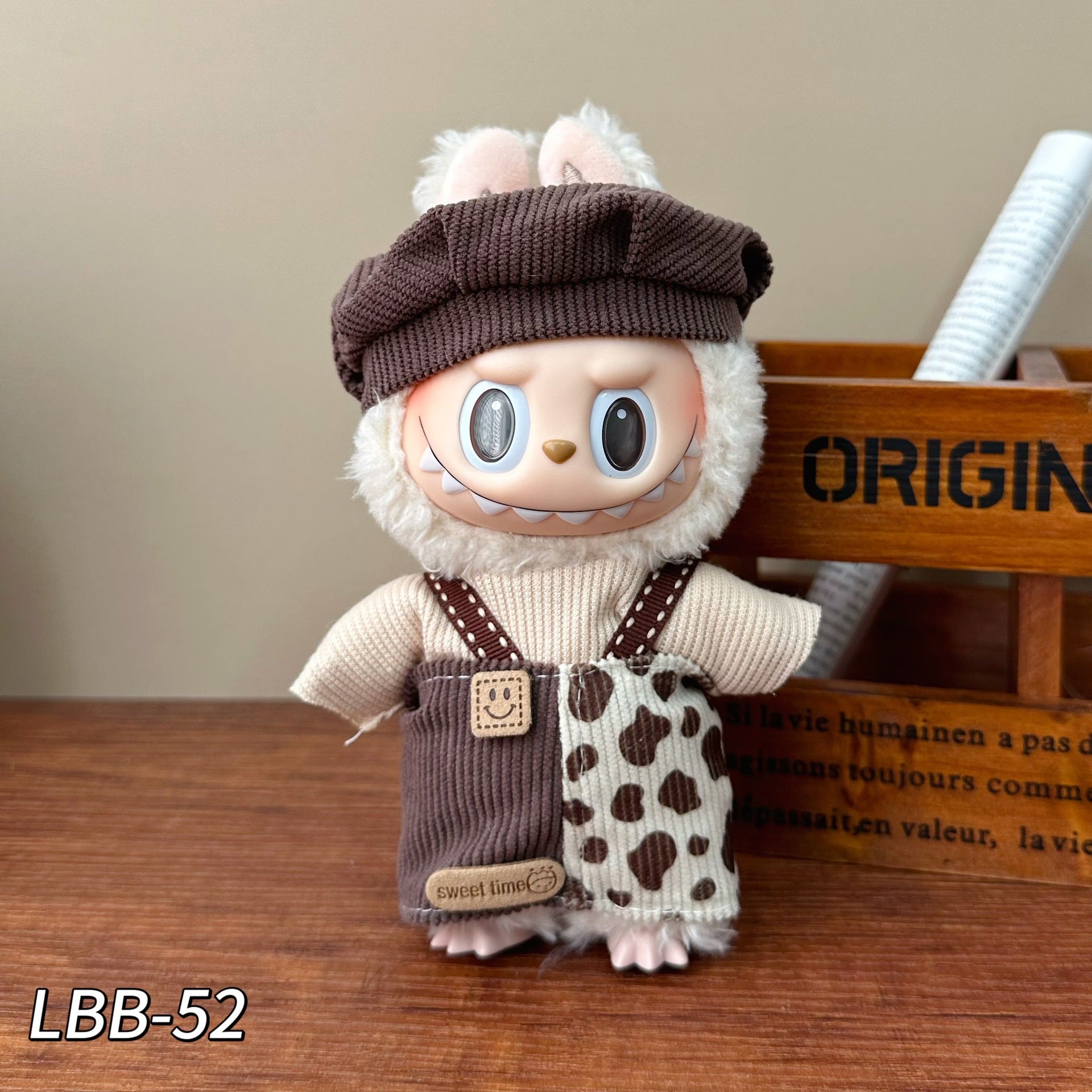 Wholesale Labubu Clothes Labubu Baby Clothes 17cm Doll Pendant First and Second Generation Doll Clothes Set Toys