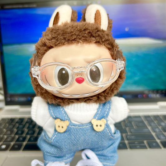 Only clothes] 17cm blind box cloth cloth pendant doll hat camera kettle shoes accessories Labubu doll