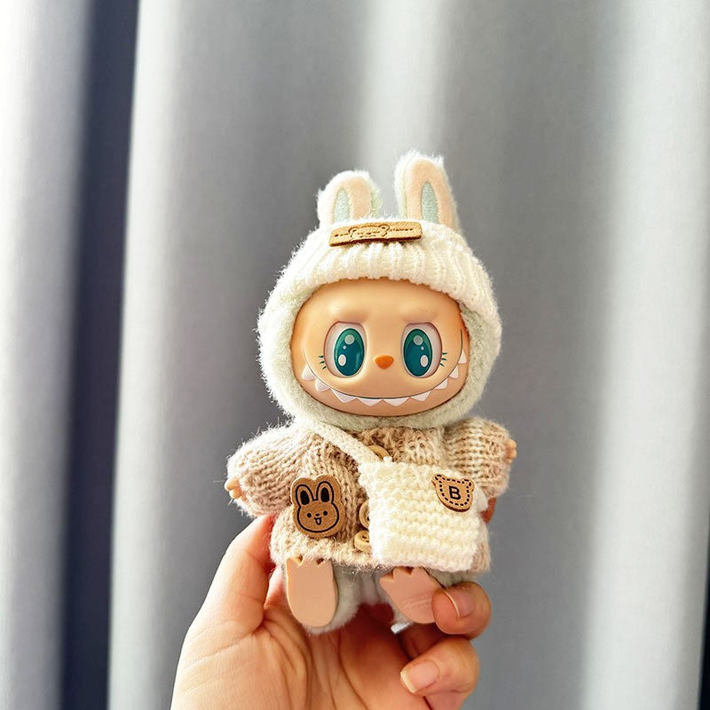 [Only Clothes] Baby Clothes First Generation Second Generation Third Generation Labubu Clothes Replacement Sweater Shoes Vinyl Pendant Replacement