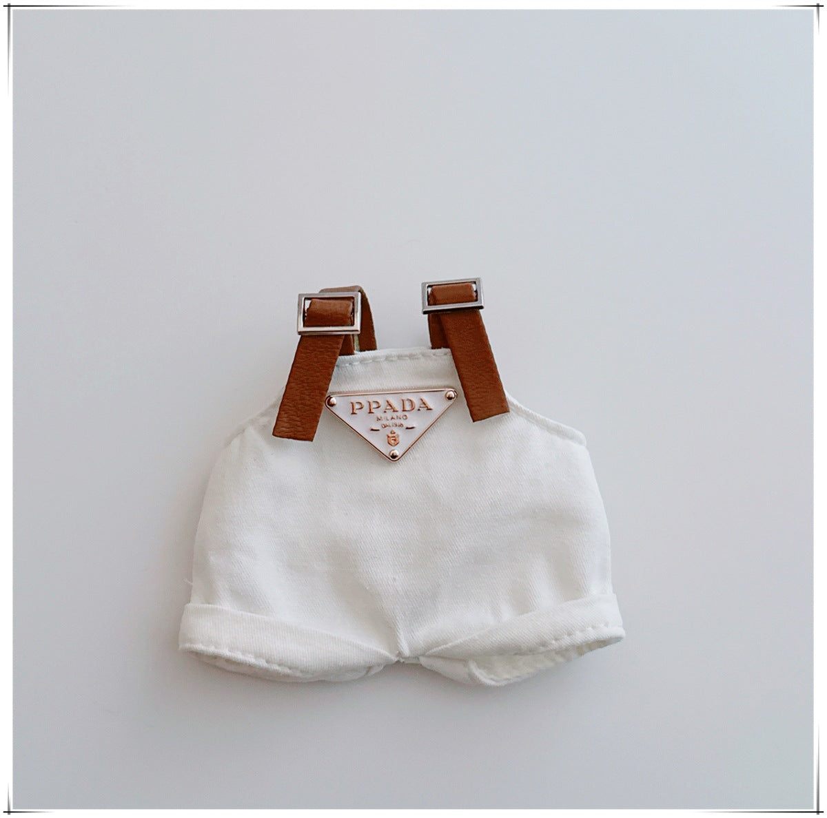 Only clothes] labubu baby coat vinyl blind box pendant generation two generation series for small skirt