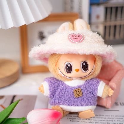 Only Selling Clothes] 17cm Pendant Blind Box Labubu Doll Clothes Keychain Labubu Doll One-Piece Clothes Cute