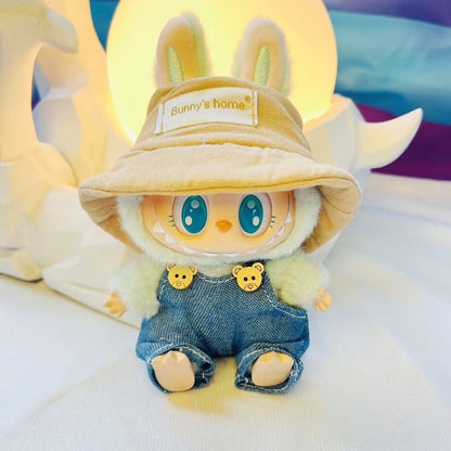 New Cameraman Labubu Pendant Baby Clothes Accessories suit Labubu Doll Keychain for Summer Baby Clothes