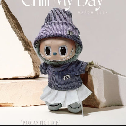 Labubu Doll Clothes - 17cm Two-Piece Outfit Set