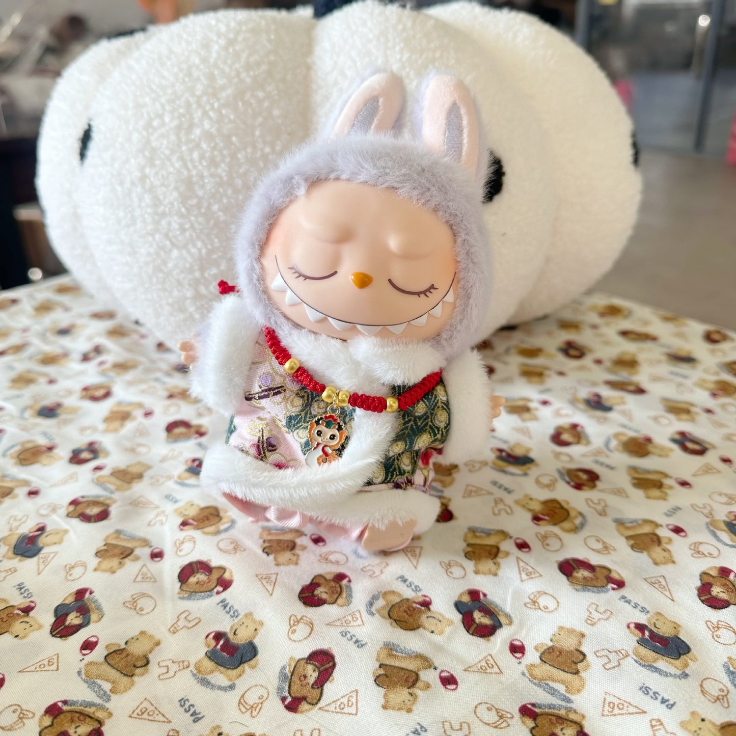 Only clothes] the first and second generation blind box labubu new year clothes blind box LABUBU suit new year clothes for Tang suit