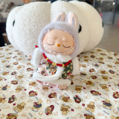 Only clothes] the first and second generation blind box labubu new year clothes blind box LABUBU suit new year clothes for Tang suit