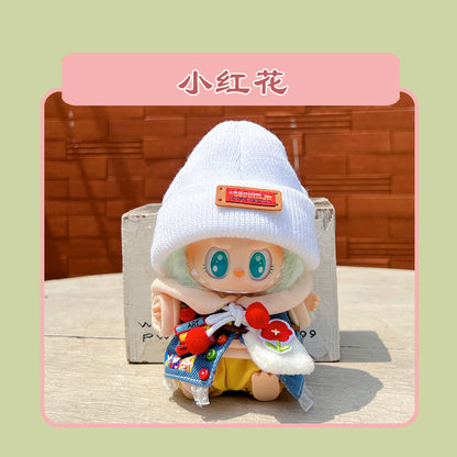 Labubu 15cm Sitting Doll Clothes - Macaron 2nd Gen Outfits