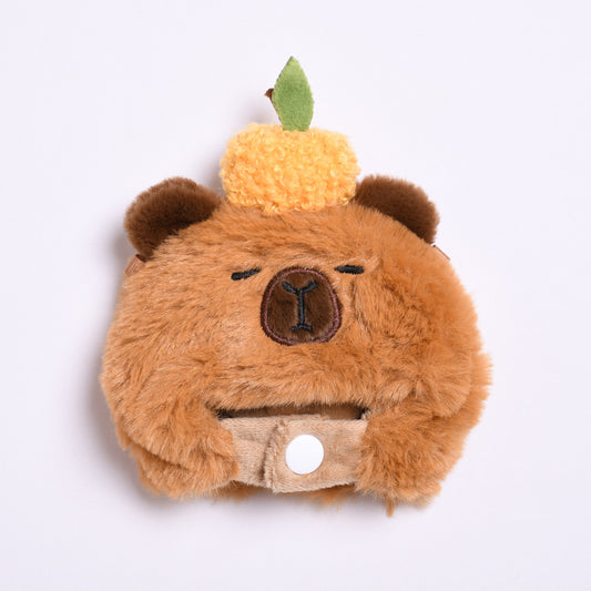 Only clothes] the first and second generation of rabu cloth pendant clothes kapibala capybara head cover labubu plush doll clothes