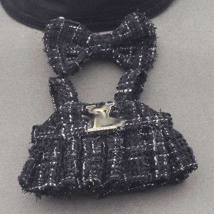 17CM One or Two Generation Blind Box Labubu Pendant Clothes Chanel Strap Skirt suit Brap Cloth Doll Clothes