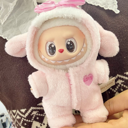 Only clothes] 17cm rabuva clothes LABUBU sit party 123 generation melody penguin outfit