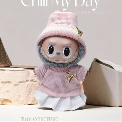 Labubu Doll Clothes - 17cm Two-Piece Outfit Set
