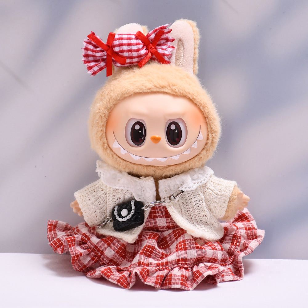 Only baby clothes] one or two generation pendant labubu clothes candy love dress suit labubu baby clothes