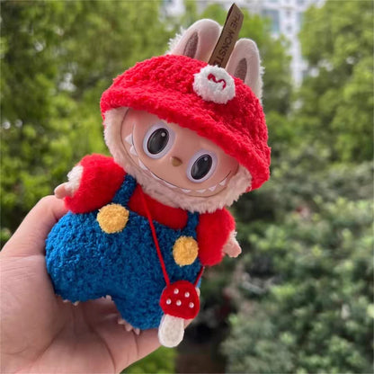 Labubu Doll Clothes - 17cm Vinyl Pendant Outfit