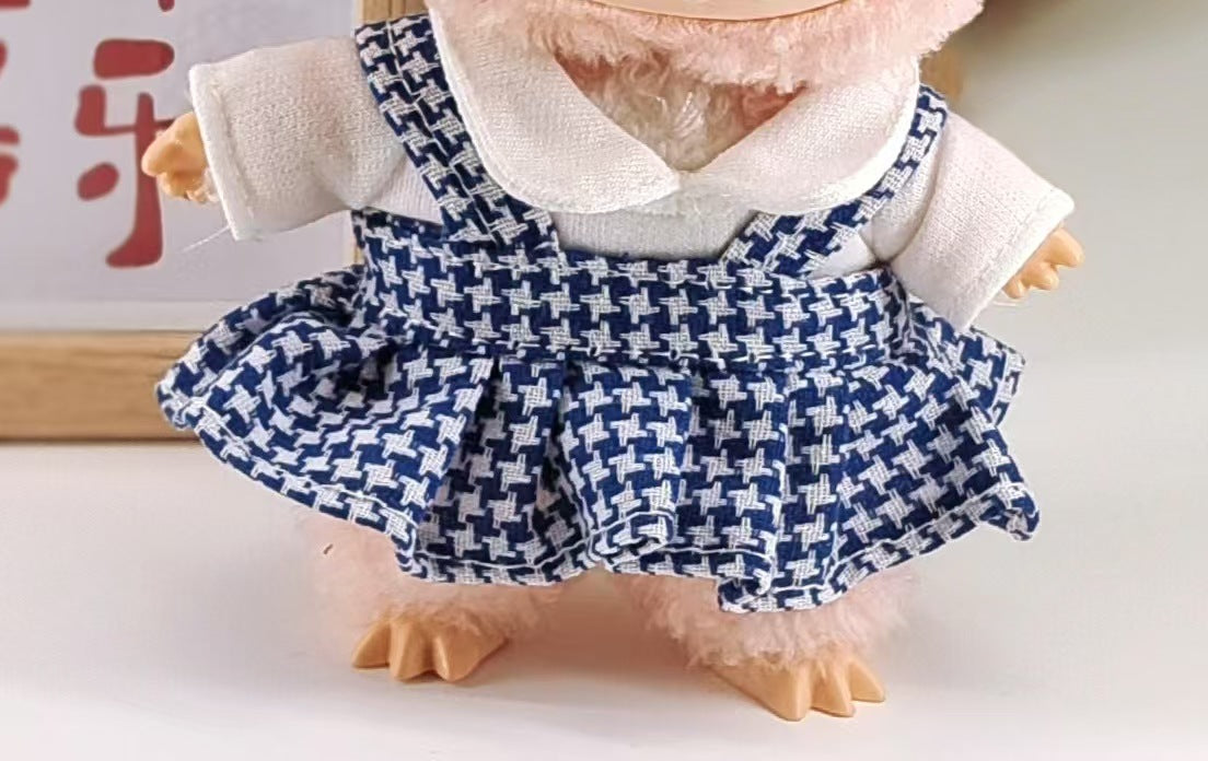 Labubu Doll Princess Dress & Skirt Outfit Set for 17cm Vinyl Doll