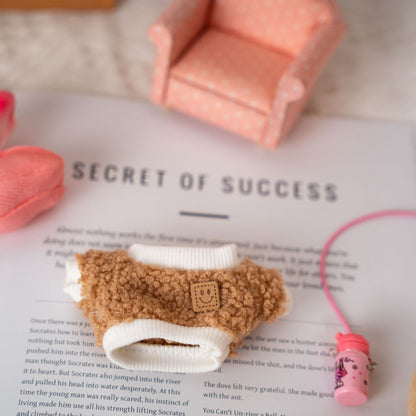 Only Selling Clothes] 17cm Pendant Blind Box Labubu Doll Clothes Keychain Labubu Doll One-Piece Clothes Cute