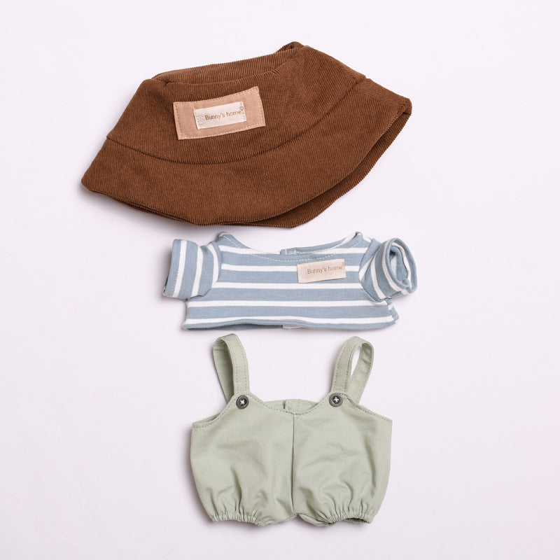 Only clothes] 38cm cloth doll clothes lovers small fresh casual baby clothes labubu replacement clothes