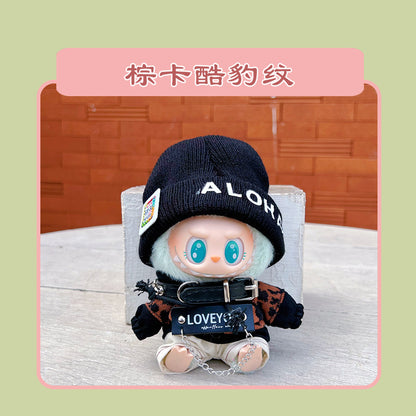 Labubu 15cm Sitting Doll Clothes - Macaron 2nd Gen Outfits