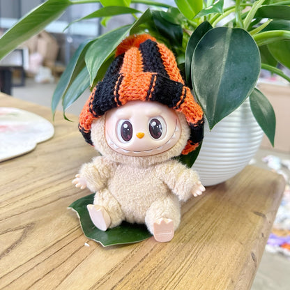 Only clothes] the first and second generation blind box LABUBU clothes autumn and winter sweater hat suit pendant pull cloth for Meng